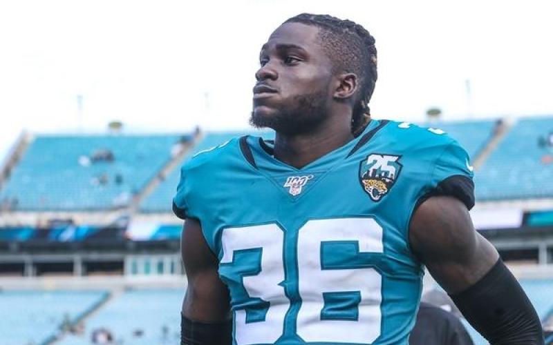 Jacksonville Jaguars defensive back Ronnie Harrison (36) walks off the field after an NFL football game against the New York Jets at TIAA Bank Field on Oct. 27, 2019, in Jacksonville. (GARY LLOYD MCCULLOUGH/TNS)