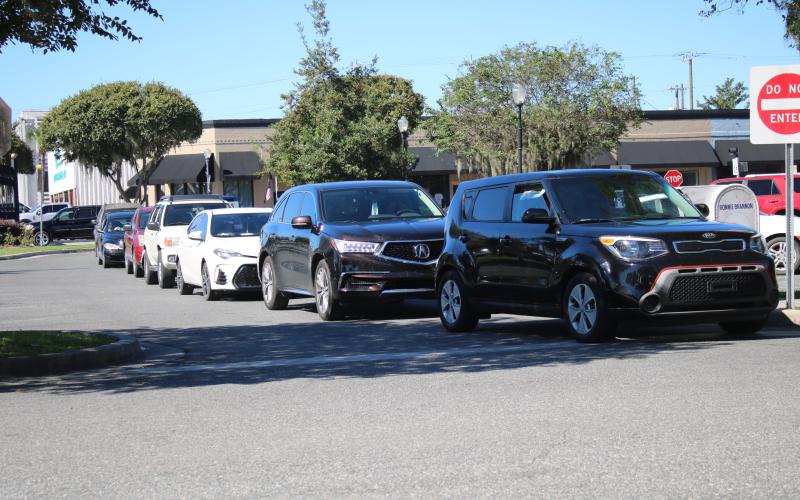 Long waits in the drive-through line have been the norm at the Columbia County Tax Collector’s Office the past seven months. (TONY BRITT/Lake City Reporter)