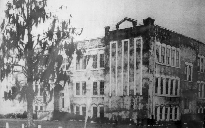 Richardson High School, shown in an undated photograph, may soon have a historical marker commemorating its long history of providing an education for blacks in Columbia County. (COURTESY)