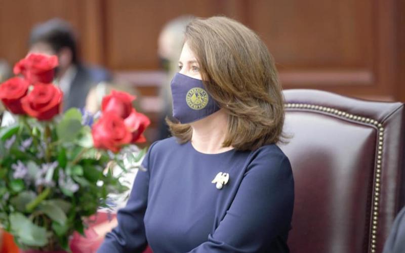 Jennifer Bradley (R-Fleming Island) was sworn in Tuesday as District 5 senator in the Florida Senate. (COURTESY)