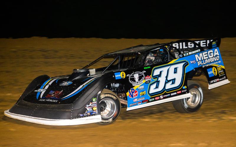 Tim McCreadie’s No. 39 car. McCreadie will be one of several drivers racing in the General Tire Winter Nationals presented by Line-X this weekend at All-Tech Raceway. (COURTESY)