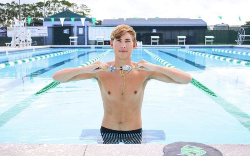 Suwannee’s Will Carpenter is the LCR’s Boys Swimmer of the Year. (COURTESY)