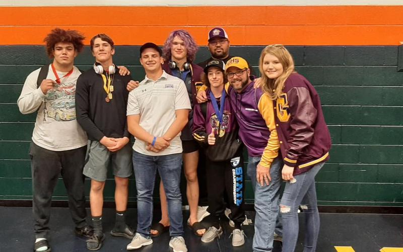 Brett Millard, Joseph Rice, Jaycob Jones and Thomas Greene all advanced to Class 2A state tournament for Columbia on Saturday. (COURTESY)