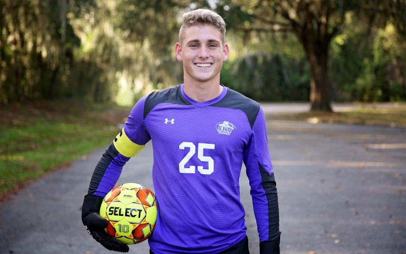 Columbia’s Colby Strickland is the LCR’s Boys Soccer Player of the Year. (MANDI SLOAN/Special to the Reporter)