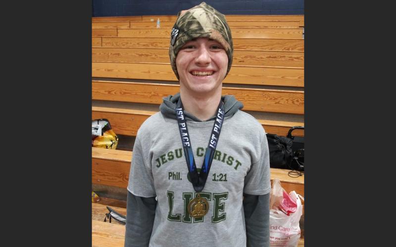 Suwannee’s Timothy Jolicoeur is the LCR’s Wrestler of the Year. (COURTESY)