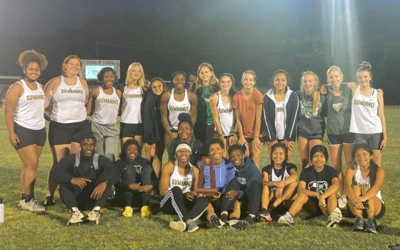 Suwannee's girls track &amp; field team won the District 2-2A title on Tuesday with 218 team points to top Florida High’s 177.