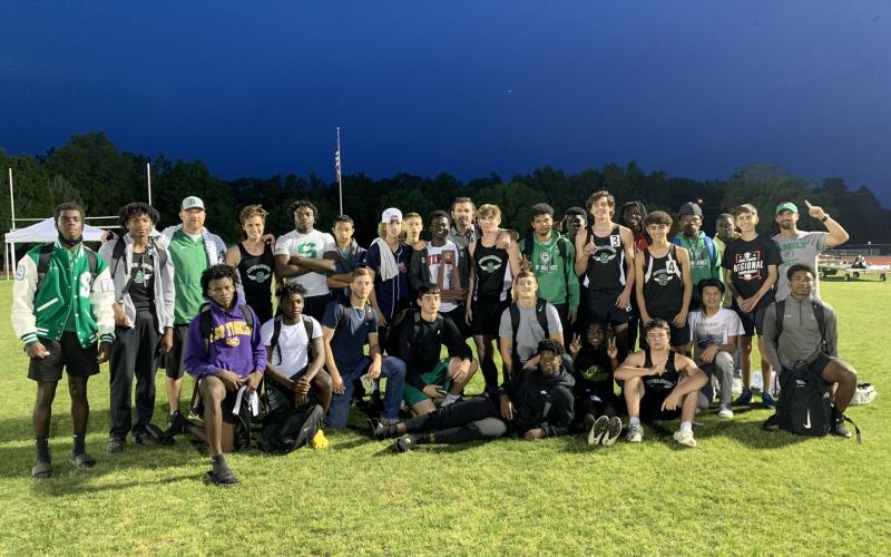 Suwannee's boys track &amp; field team won the District 2-2A title on Tuesday with 197 points, outdistancing Florida High's 166 points. (COURTESY)