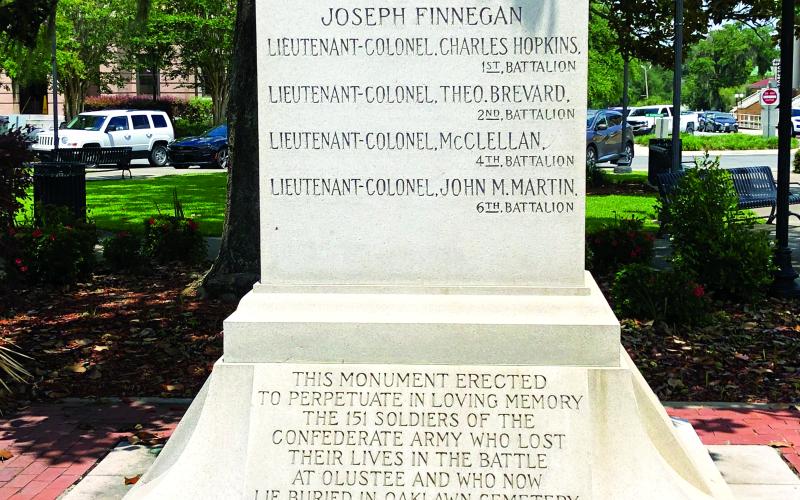 Columbia County officials voted 4-1 to give Olustee Park, along with its monument, to the City of Lake City. (FILE)