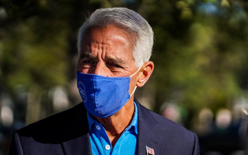 U.S. Rep. Charlie Crist, pictured on Election Day on Nov. 3, 2020, in St. Petersburg, announced Tuesday his campaign for governor in 2022. (MARTHA ASENCIO RHINE/Tampa Bay Times/TNS)