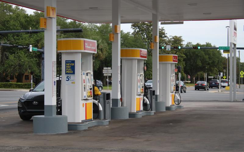 The temporary shutdown of the Colonial Pipeline did not have a major impact on Florida gas stations. (JAMIE WACHTER/Lake City Reporter)