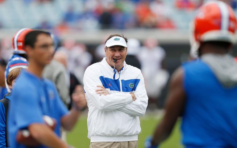 Gators coach Dan Mullen received a three-year extension that would keep him at Florida through the 2026 season. (TRIBUNE NEWS SERVICE)