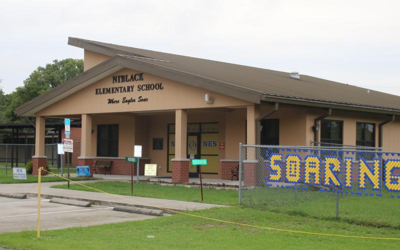 A new, larger two-story school building would be constructed on the Niblack Elementary School campus as part of the Columbia County School District’s plan to replace four aging elementary schools. (TONY BRITT/Lake City Reporter)