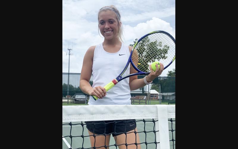 Suwannee’s Matti Marsee is the LCR’s Girls Tennis Player of the Year. (COURTESY)