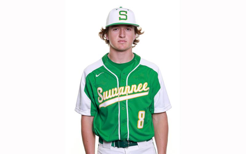 Suwannee pitcher/outfielder Matthew Gill is the LCR's Baseball Player of the Year. (COURTESY)