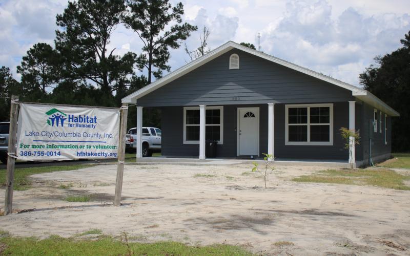 The Lake City/Columbia County Habitat for Humanity recently completed its ninth home and the organization held an open house event Friday, showing off the new home. The house, on Early Street, is a two-bed, two-bath home. (TONY BRITT/Lake City Reporter)