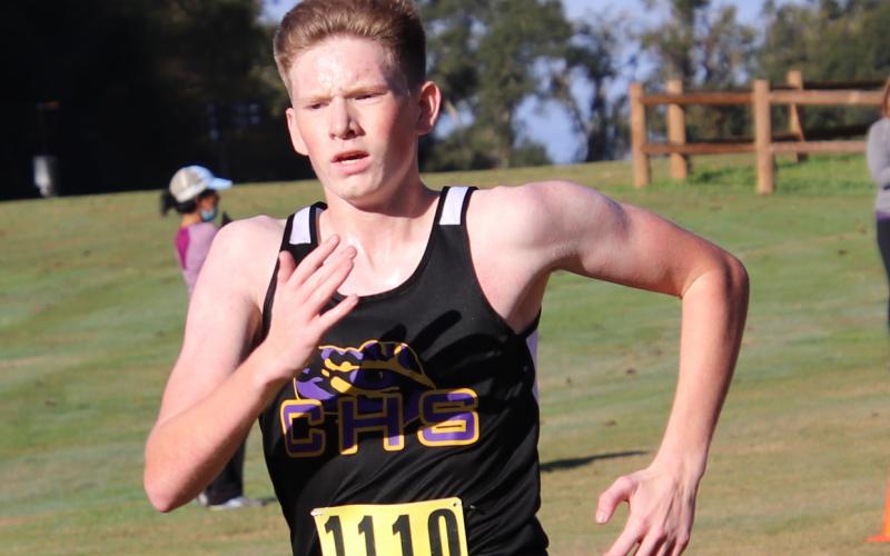 Rhett Feagle will be counted on to take the role as Columbia’s top runner in 2021. (SHELBY CONKLIN/Special to the Reporter)
