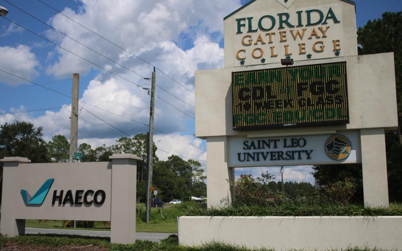 Florida Gateway College wants a meeting with local officials on infrastructure, water usage and other matters. (TONY BRITT/Lake City Reporter)