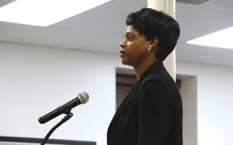 Coker hand-delivered copies of the document to each city council representative as well as Fred Koberlein, city attorney, during Monday’s meeting. (FILE)