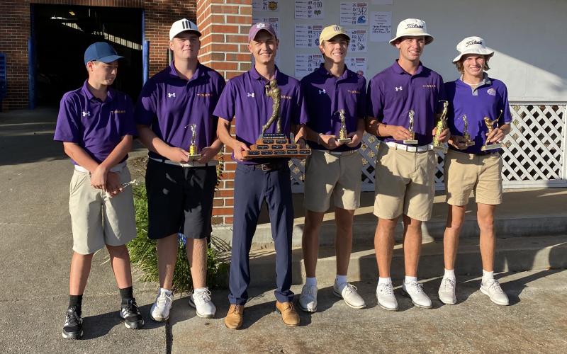 Columbia's boys golf team won the Ann/John Ives Alachua County Championship on Thursday. (COURTESY)