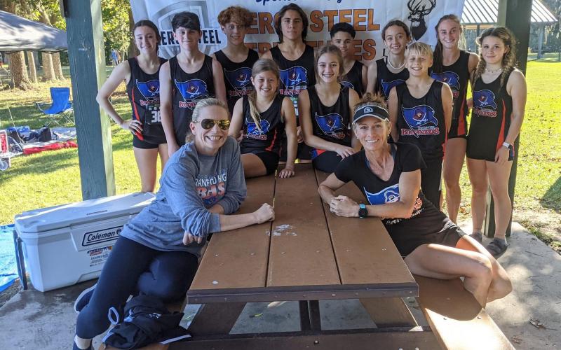 Branford’s cross country teams placed eighth at the District 3-1A Meet on Tuesday to qualify for regionals. (COURTESY)