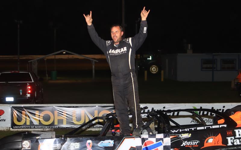 Mark Whitener will defend his title in the Powell Family Memorial at All-Tech Raceway next weekend. (COURTESY)
