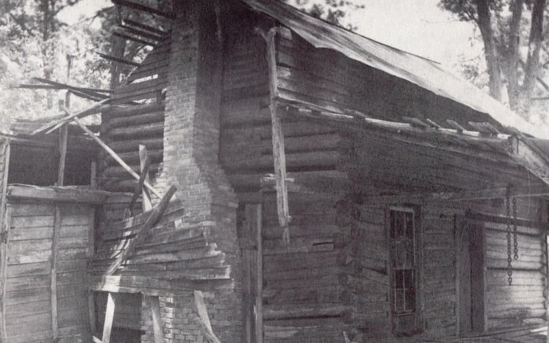 A photograph shows the homestead of William W. Marcum/Markham and Reithy Roberts, the daughter of Florida pioneer Zachariah Roberts. A recreation of the homestead will be featured at the Founders Day celebration. (COURTESY)