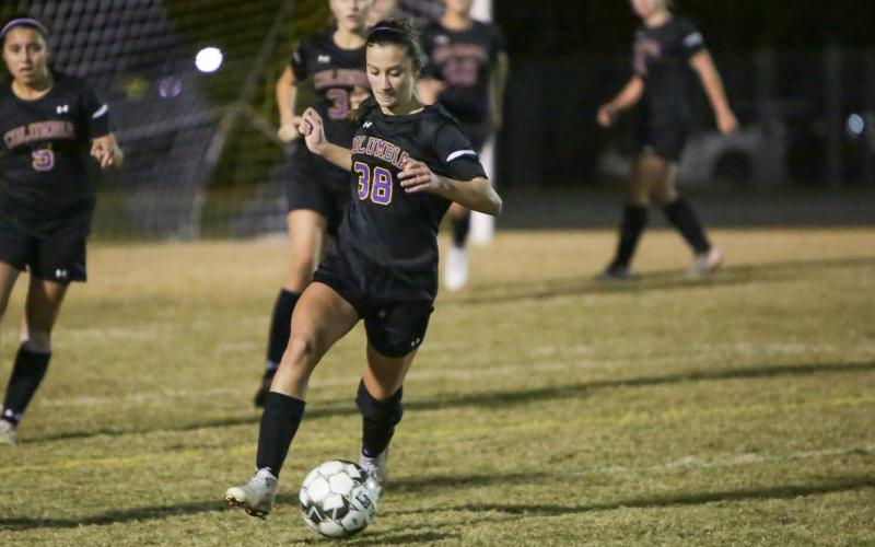 Last year’s LCR Girls Soccer Player of the Year Skyler Ziegaus will be counted on to score even more for the Tigers this season. (BRENT KUYKENDALL/Lake City Reporter)