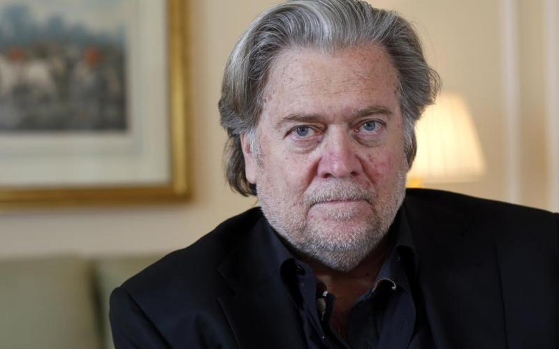 Former White House strategist Steve Bannon poses prior to an interview with The Associated Press on May 27, 2019, in Paris. Bannon, a longtime ally to former President Donald Trump, was indicted Friday, Nov. 12, 2021, on two counts of contempt of Congress after he defied a congressional subpoena from the House committee investigating the insurrection at the U.S. Capitol. (THIBAULT CAMUS/AP File)