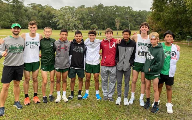 Suwannee's boys cross country team placed eighth at the Region 1-2A Meet on Friday to qualify for state. (COURTESY)