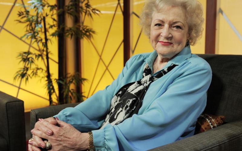 Actress Betty White poses for a portrait following her appearance on the television talk show "In the House," on Nov. 24, 2009, in Burbank, Calif. (AP File)