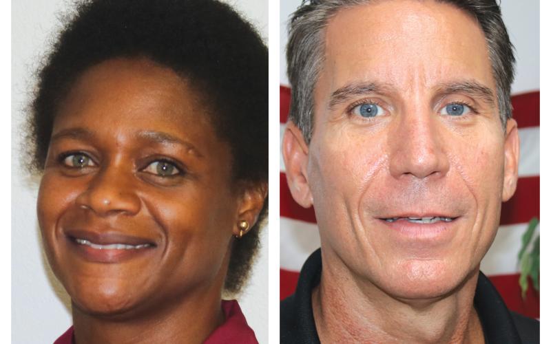 Befaithful Coker (left) and Stephen A. Douglas each believe they have the right to the vacant Lake City Council seat.