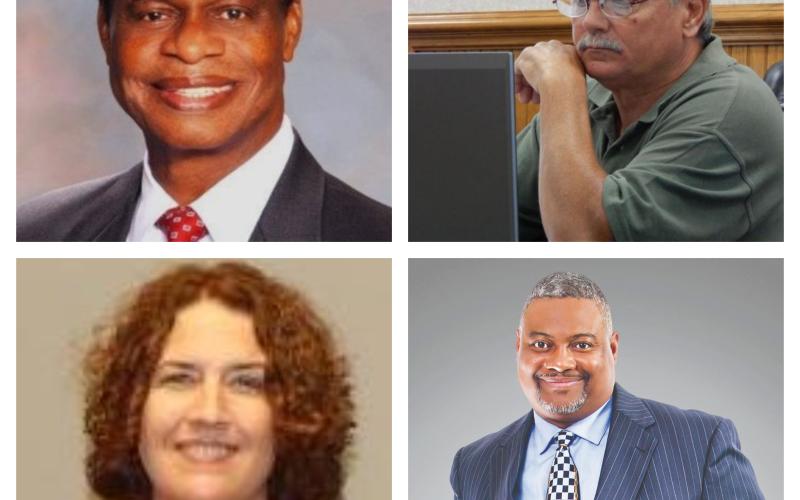 Akhimie (from top left, clockwise), Goodin, Williams and Tebo.