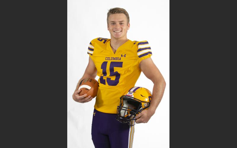 Columbia linebacker Jaden Dunn is the LCR’s Defensive Player of the Year. (JEN CHASTEEN/Special to the Reporter)