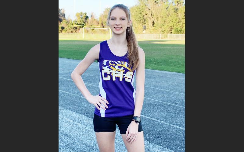 Columbia’s Audrey Fender is the LCR’s Girls Runner of the Year again. (COURTESY)