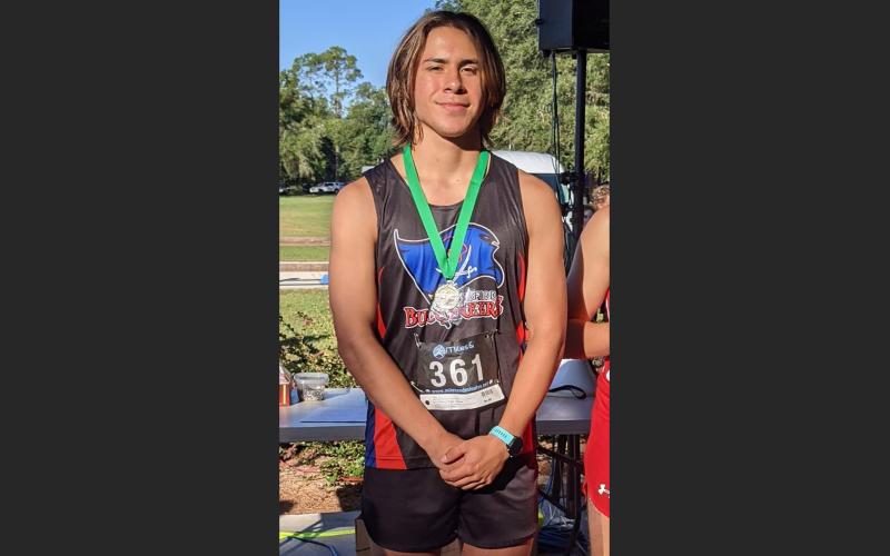 Branford’s Justin Hernandez is the LCR’s Boys Runner of the Year. (COURTESY)