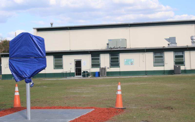 A historical marker recognizing Richardson High School will be unveiled Saturday. (TONY BRITT/Lake City Reporter)