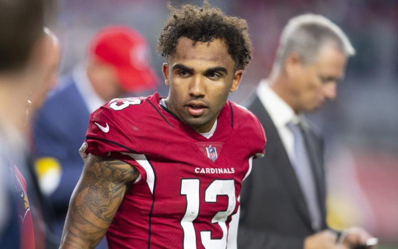 Arizona Cardinals wide receiver Christian Kirk looks on after playing against the Seattle Seahawks on Jan. 9 in Phoenix. (AP File)