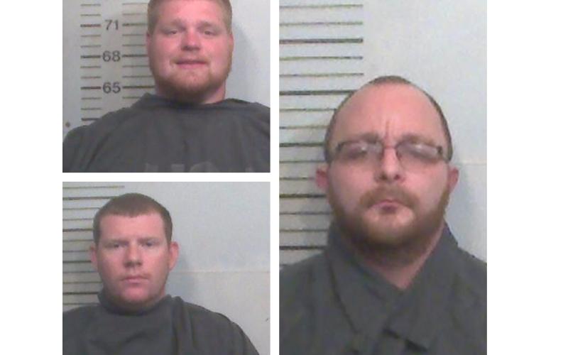 Shackelford (from top left, clockwise), Wiltgen and Burkett.