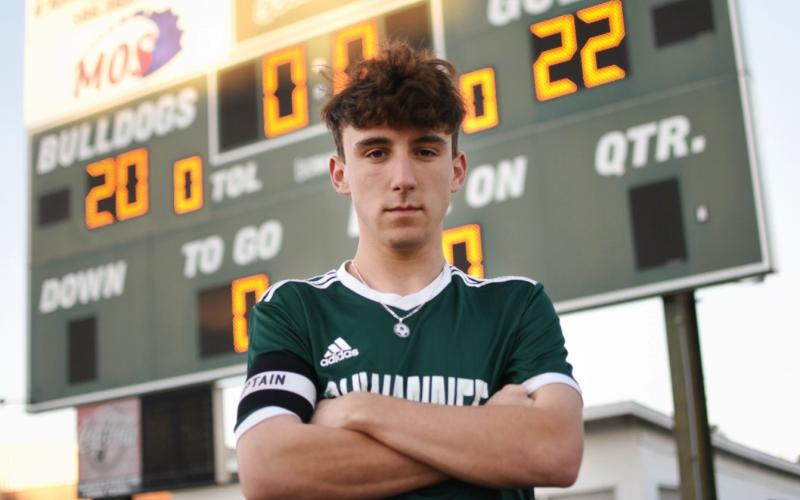 Suwannee’s CJ Joyner is the LCR’s Boys Soccer Player of the Year. (KIMBERLY HARRELL PHOTOGRAPHY)