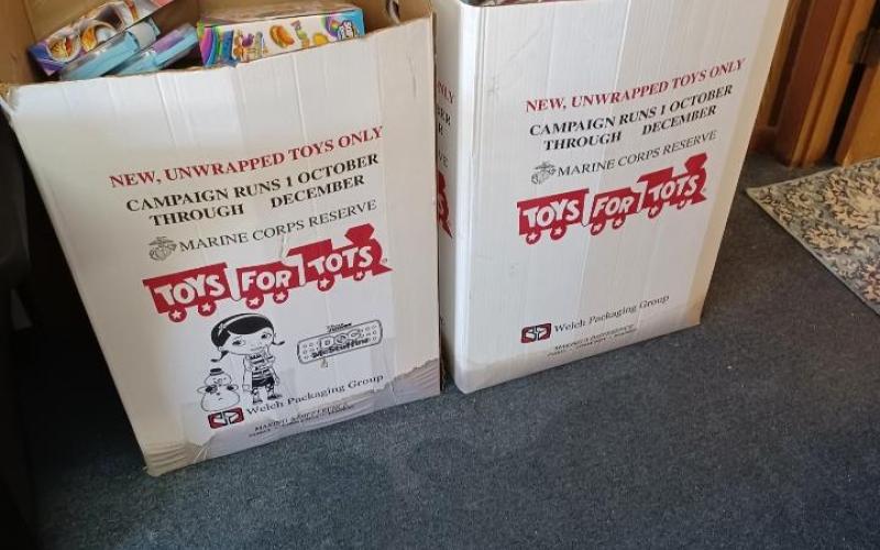 The local Toys for Tots program lost more than $13,000 worth of toys after its office flooded. (COURTESY)