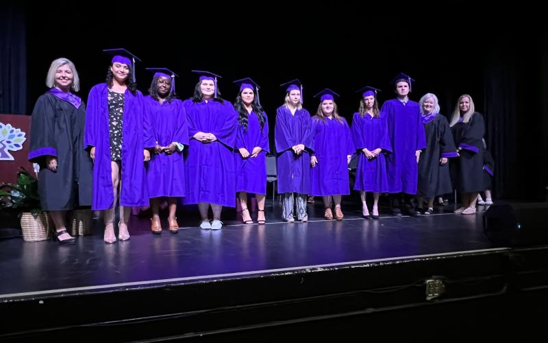 RTC students were inducted into the National Adult Education Honor Society. (COURTESY)