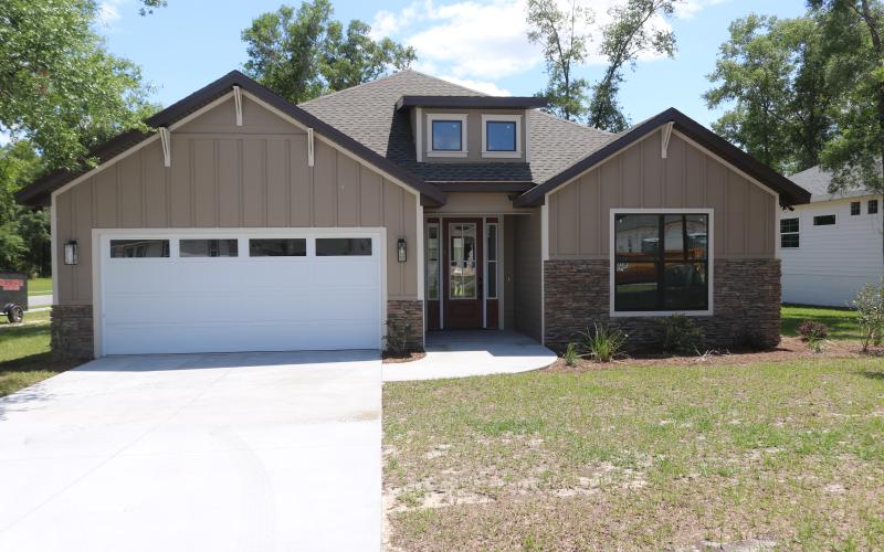 The house at 114 SW Silver Palm Drive in the Preserve is one of the stops on this year’s Parade of Homes. (JAMIE WACHTER/Lake City Reporter)