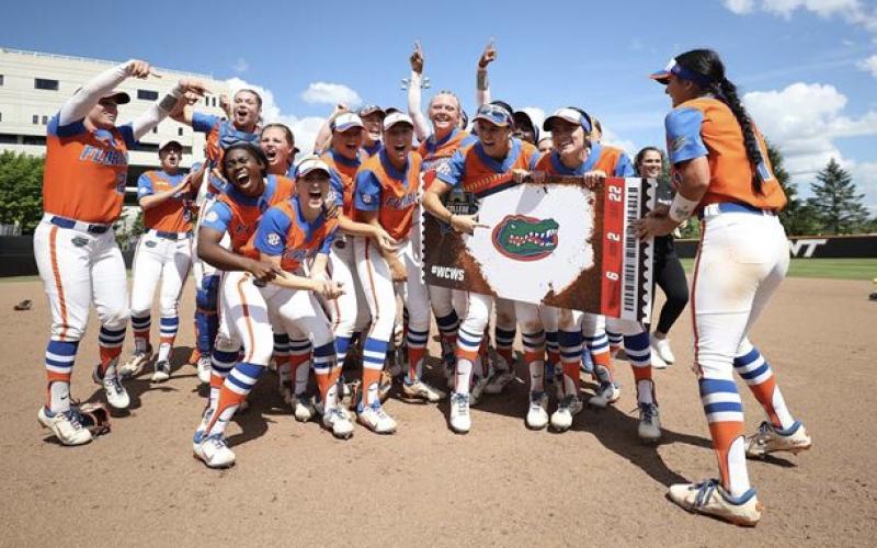 The Florida Gators defeated Virginia Tech 12-0 on Sunday to punch their ticket to the Women’s College World Series for the 11th time in program history. (HANNAH WHITE/UAA Communications)