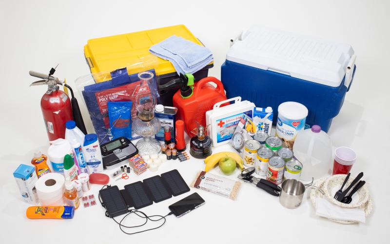 Non-perishable food, first-aid items, toiletries and clean water are among the items recommended to carry among other hurricane supplies. (COURTESY/UF/IFAS Photography)