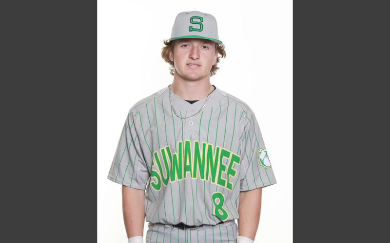 Suwannee first  baseman/pitcher Matthew Gill is once again the LCR’s Baseball Player of the Year. (TAMMY JOHNS/Special to the LCR)