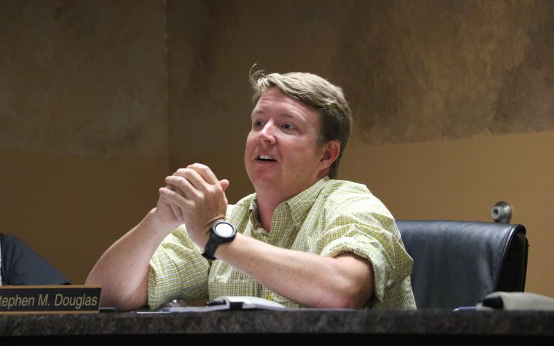 Lake Shore Hospital Authority board member Stephen Douglas said the property could be more valuable if the main hospital building is demolished. (MORGAN MCMULLEN/Lake City Reporter)