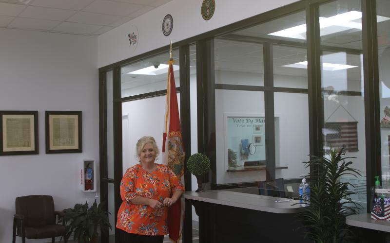 Columbia County Supervisor of Elections Tomi Brown said the renovations aren’t completely finished but any other work shouldn’t effect the upcoming election cycle. (TONY BRITT/Lake City Reporter)