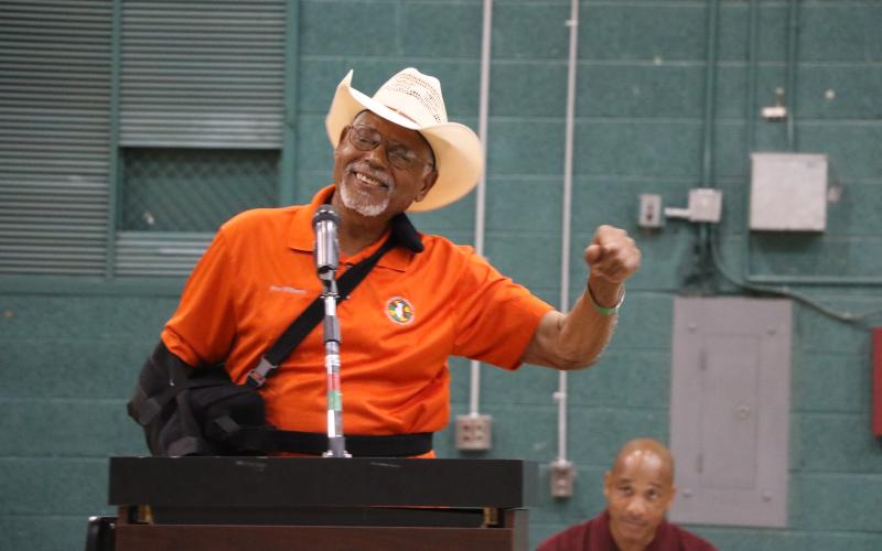 County Commissioner Ron Williams said events like the Summer Fest political rally are important to be involved with. (MORGAN MCMULLEN/Lake City Reporter)