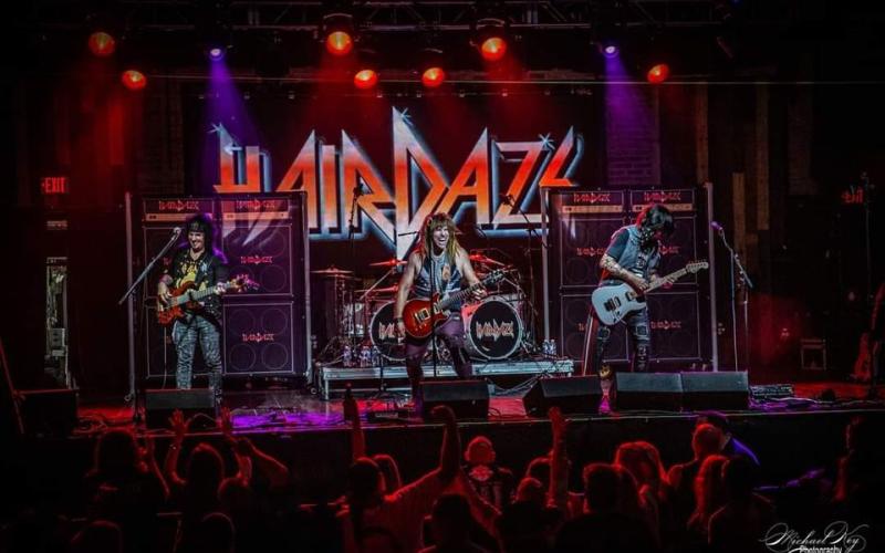 Hairdaze will perform from at the Rockin’ for a Reason benefit concert at the Spirit of the Suwannee Music Park on Saturday night. (COURTESY)