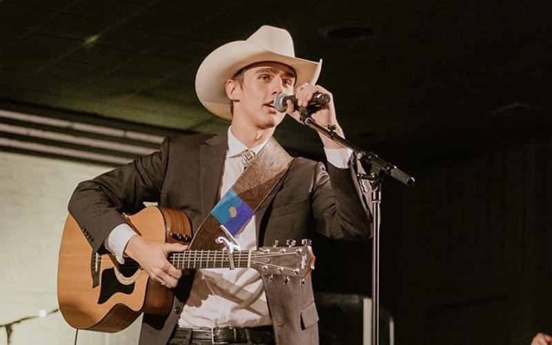 Cole Terry, a third generation musician, will perform at the Spirit of the Suwannee Music Park tonight. (COURTESY)